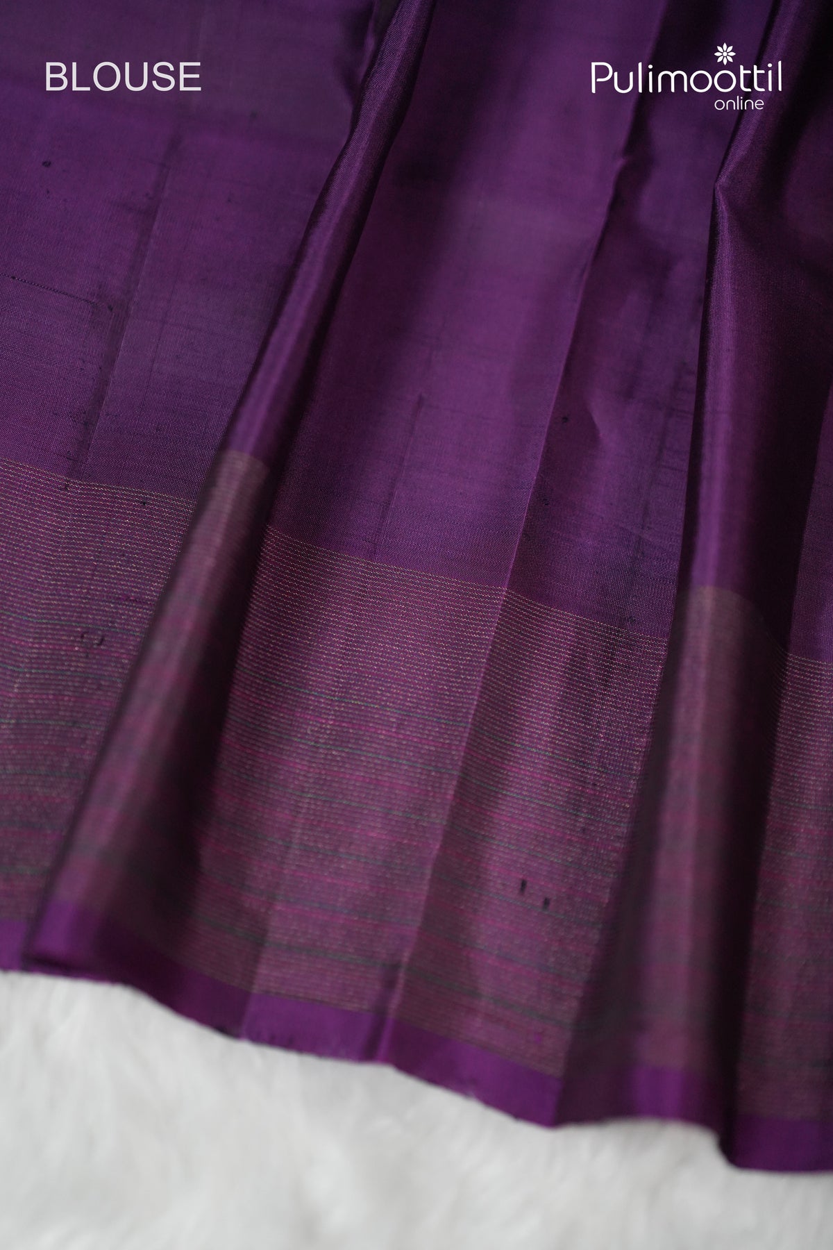 Purple Colour Kanchipuram Soft Silk Saree