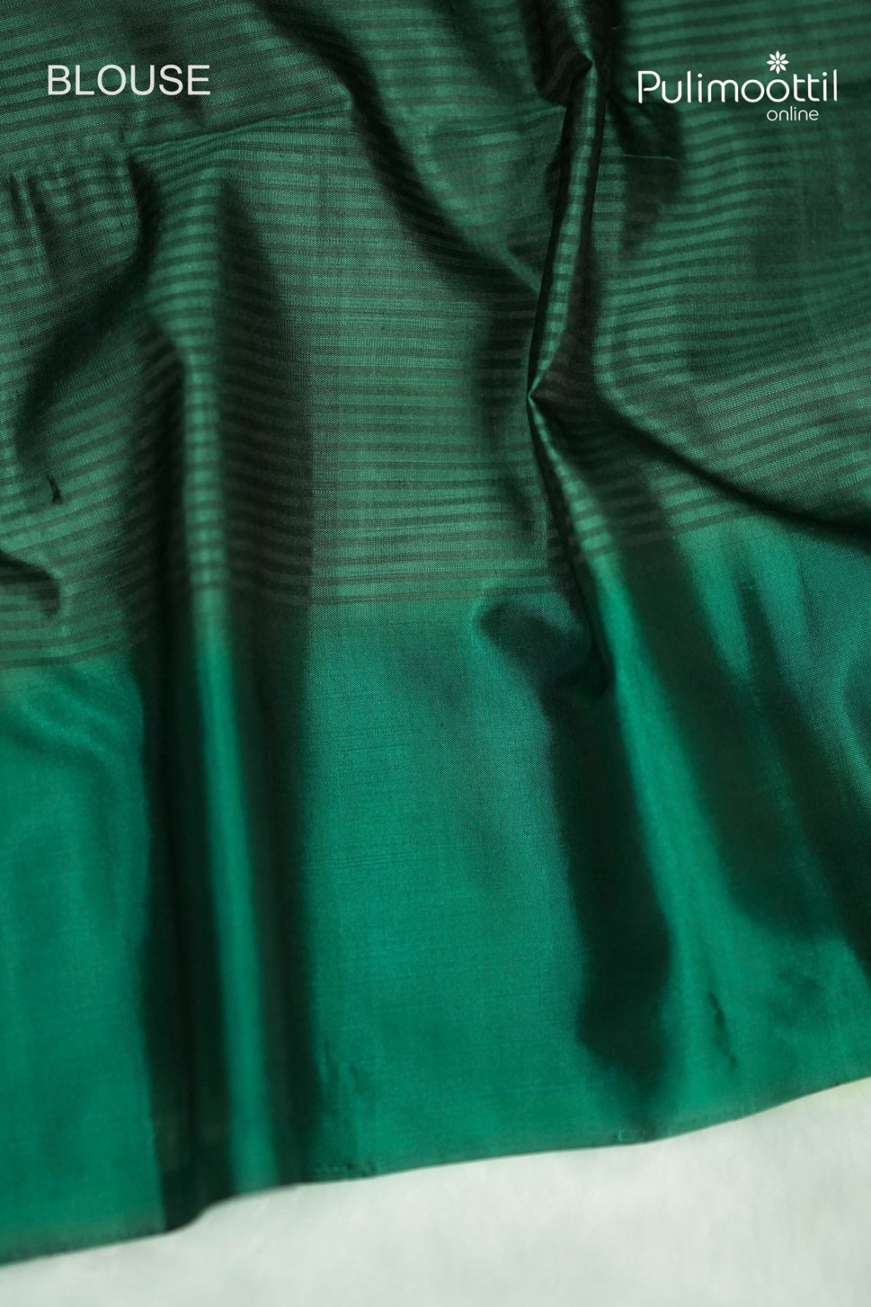 Peacock Green Colour Kanchipuram Soft Silk Saree