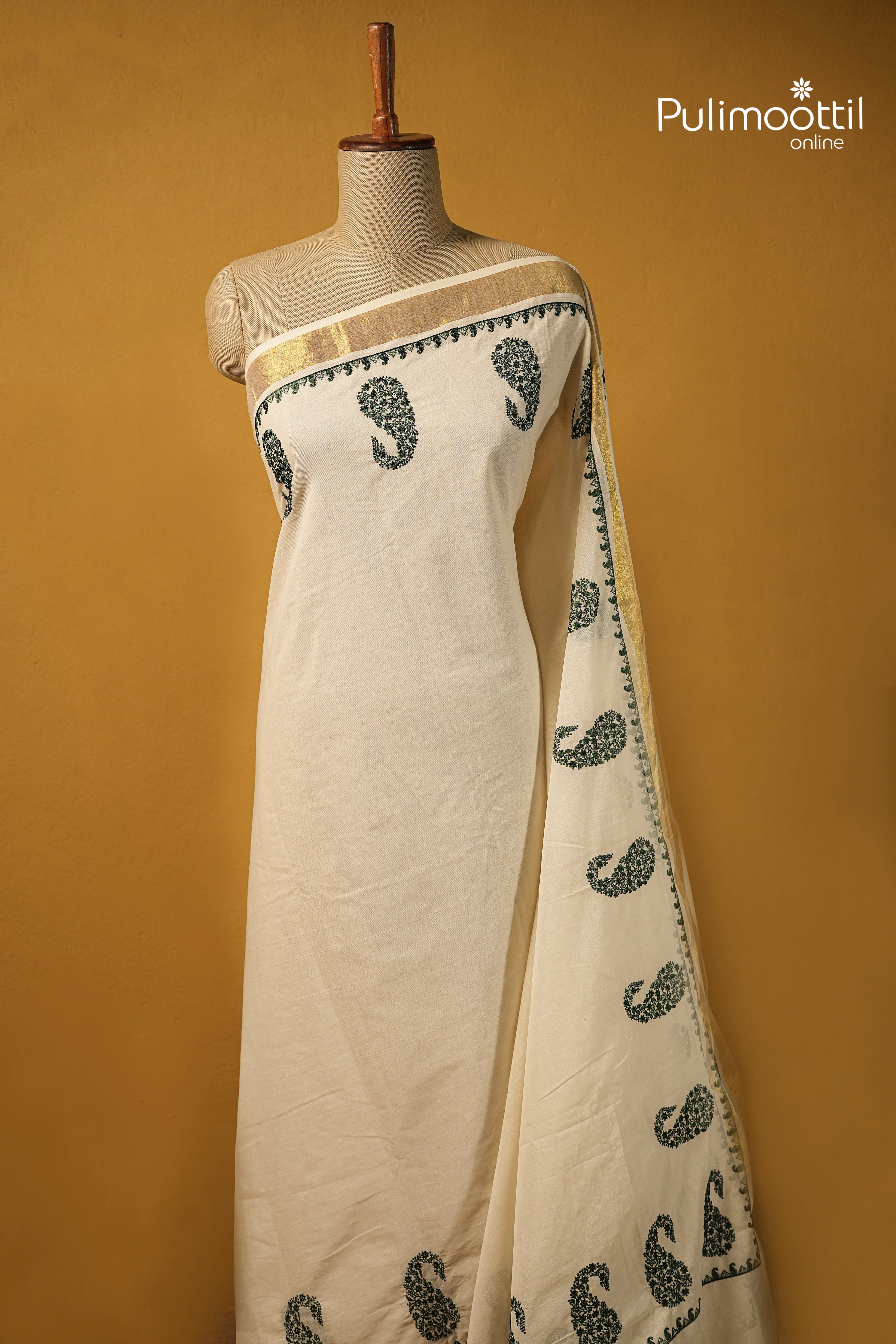 Kerala Traditional Cotton Set Saree