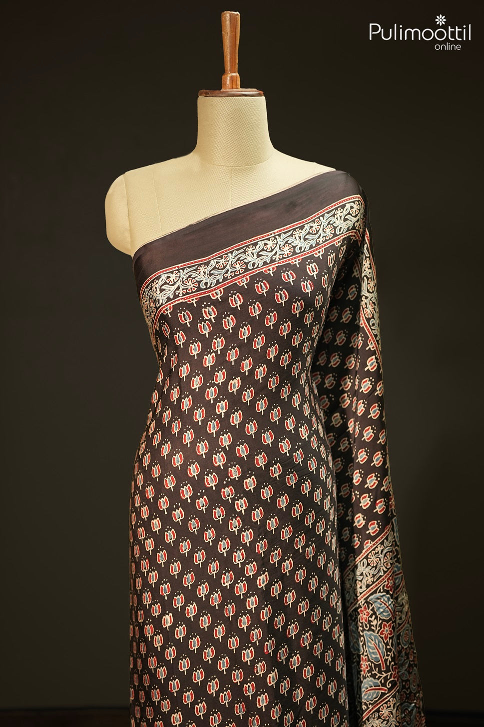 Black Colour Modal Silk Saree