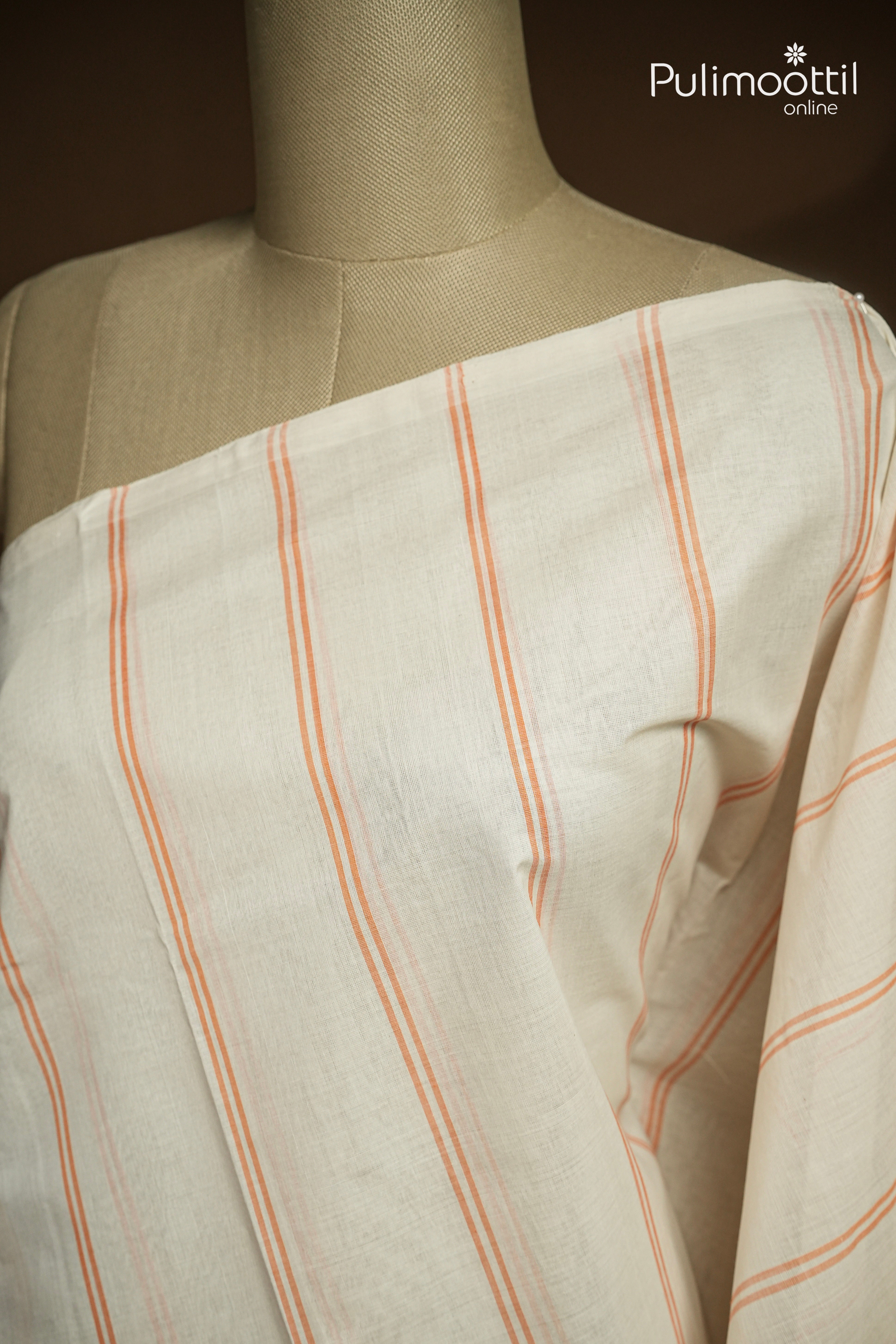 Off White Colour Handloom Saree