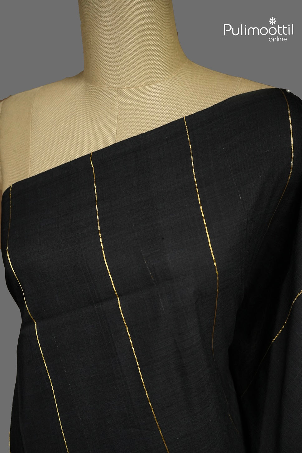 Black Colour Handloom Saree