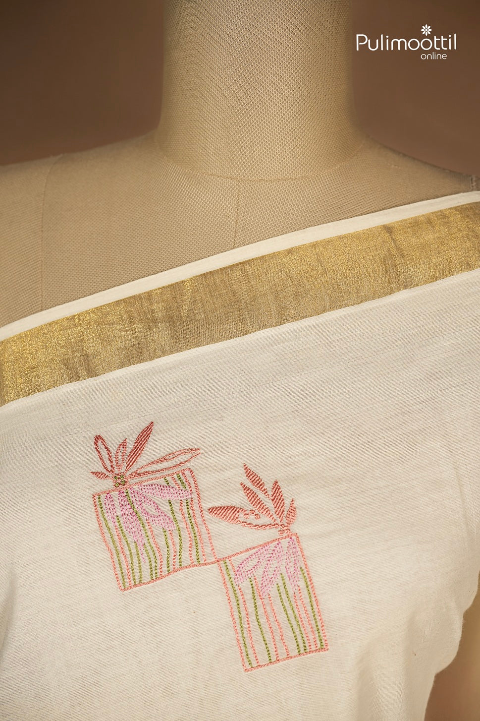 Kerala Traditional Cotton Set Saree