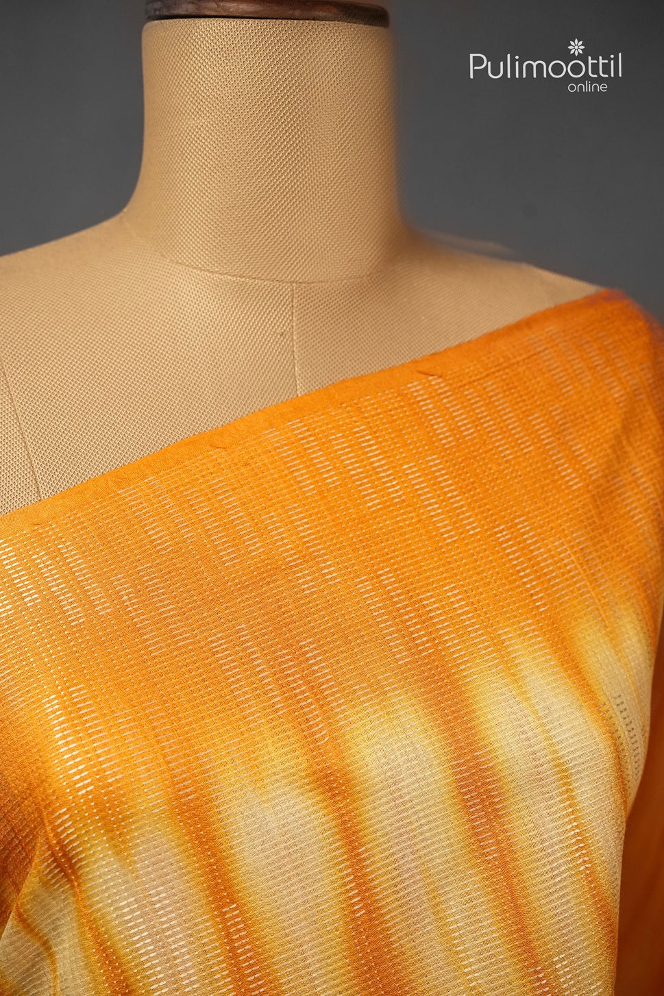 Semi Tassur shibori Design Saree