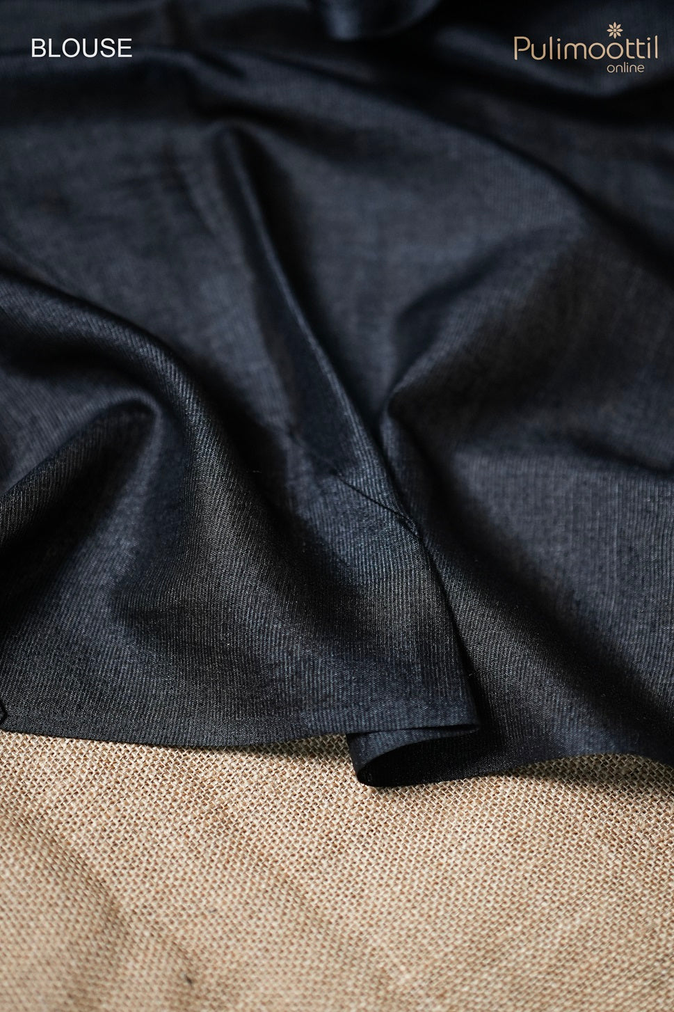 Black Colour Tussar Saree