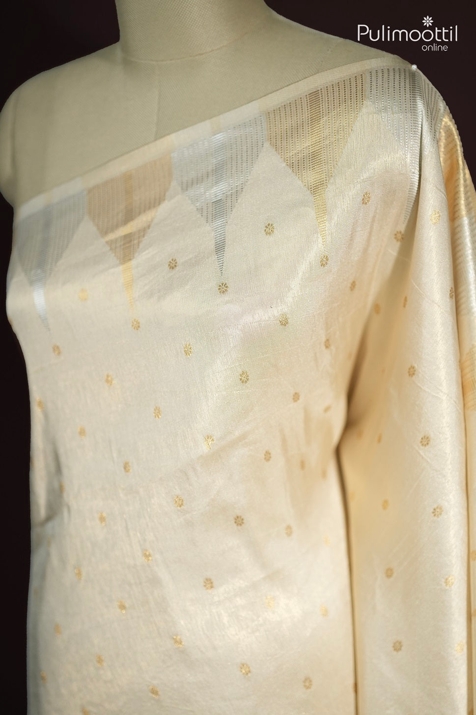 Golden Tissue Traditional Saree