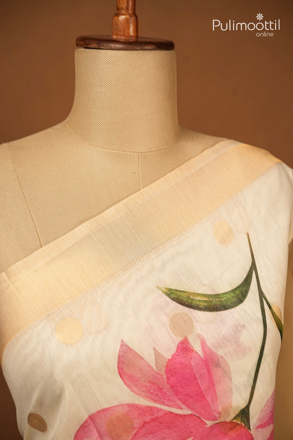 Semi Chanderi Traditional Saree