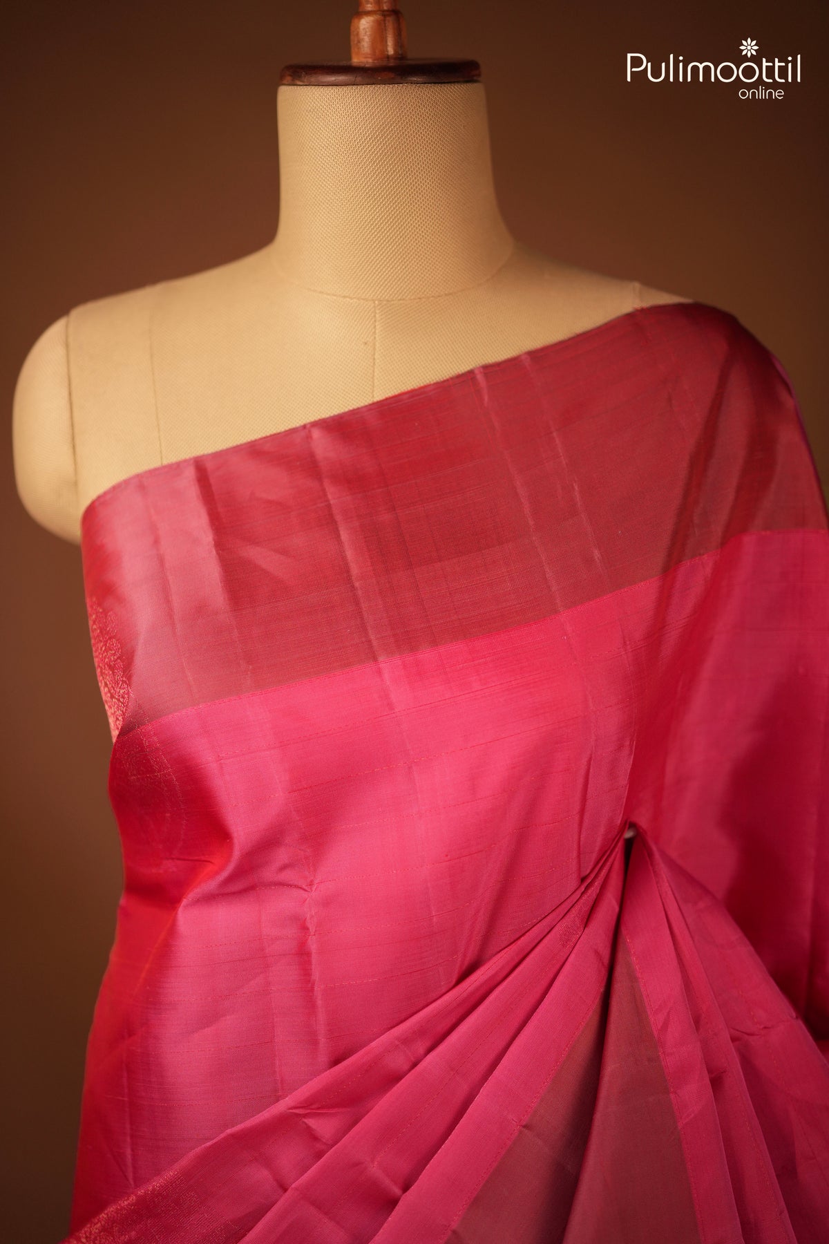 Light Pink Color Kanchipuram Saree