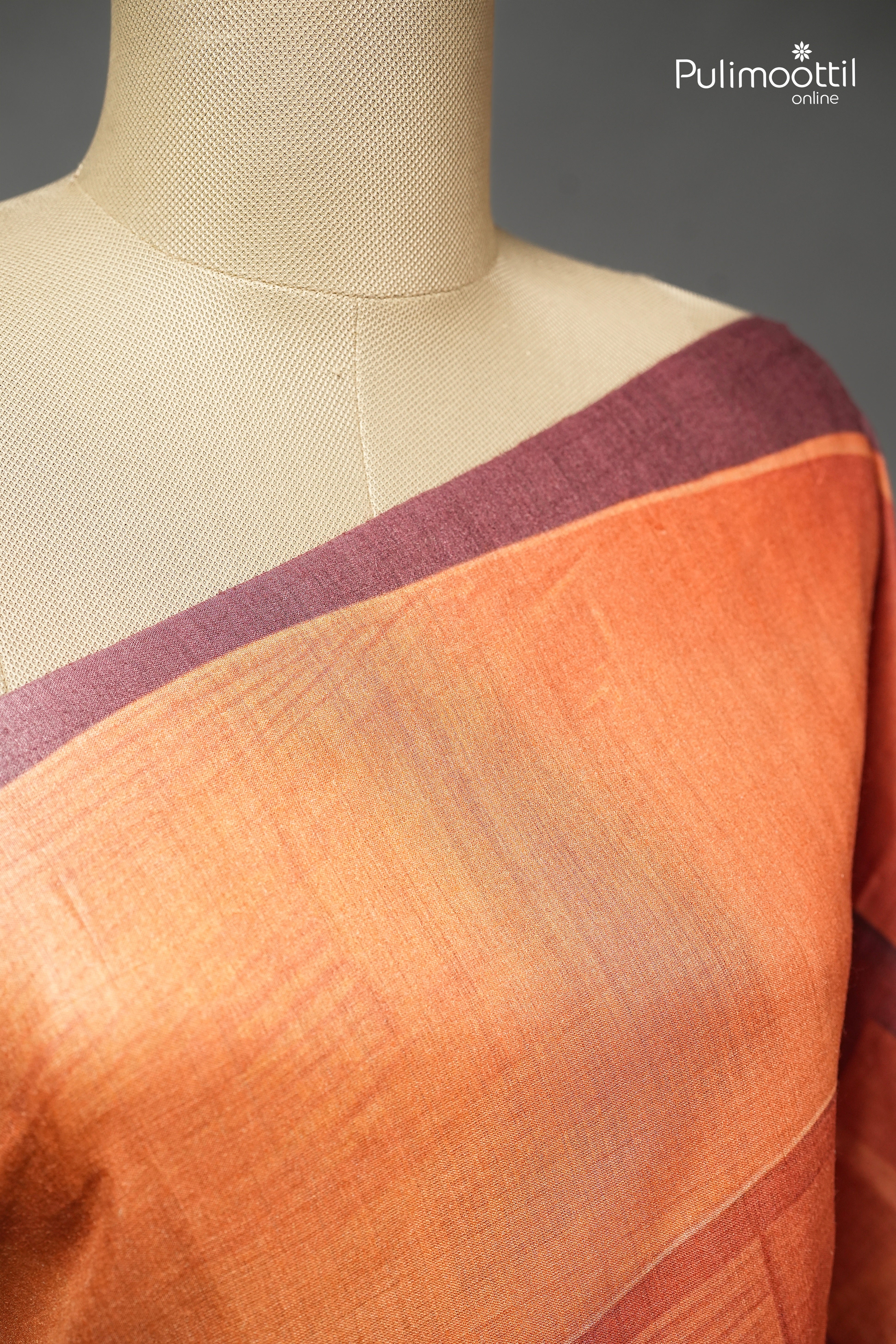 Multicolour Tussar Silk Saree