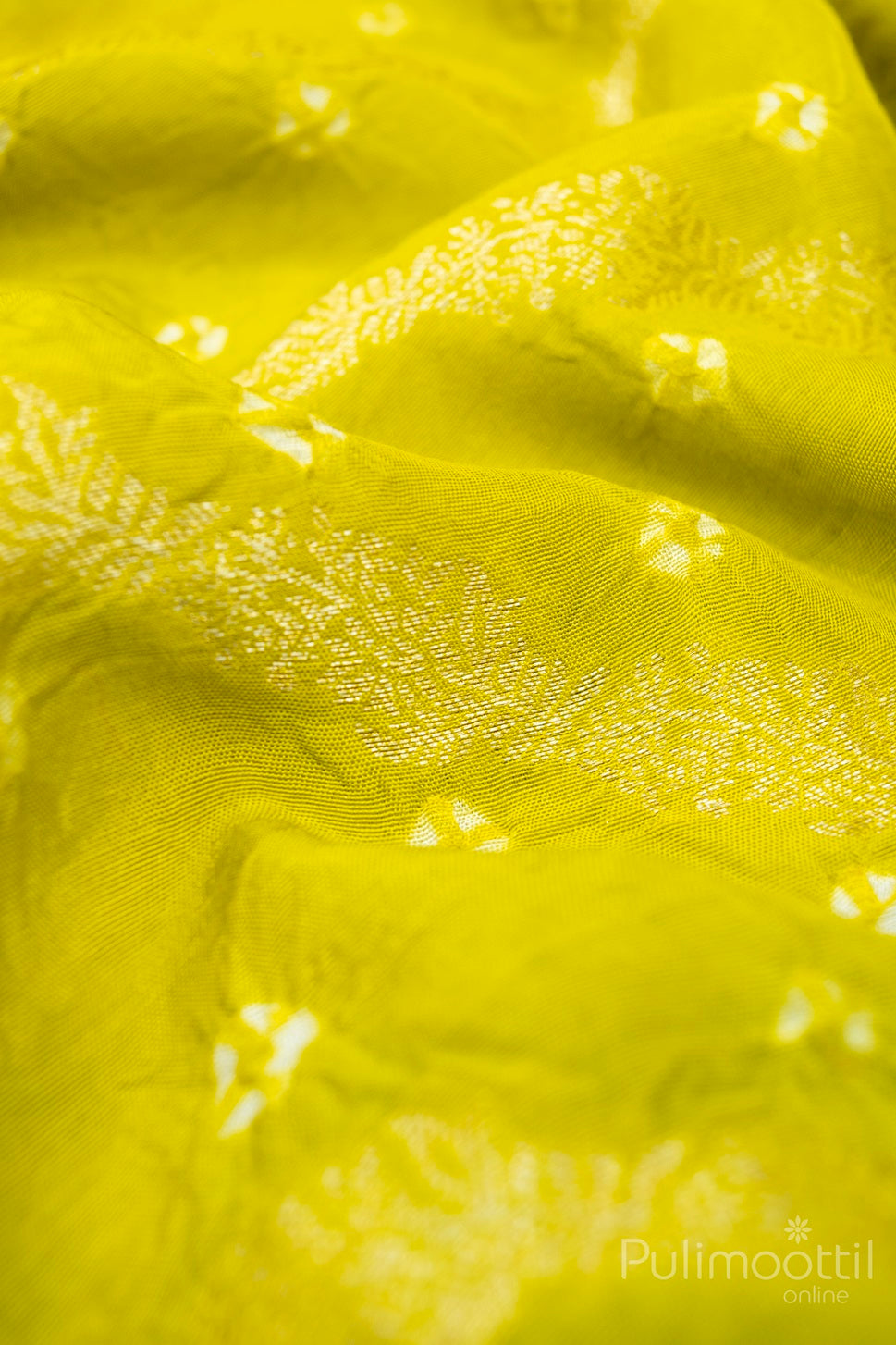 Multicolour Colour Banarasi Bandhini Saree.