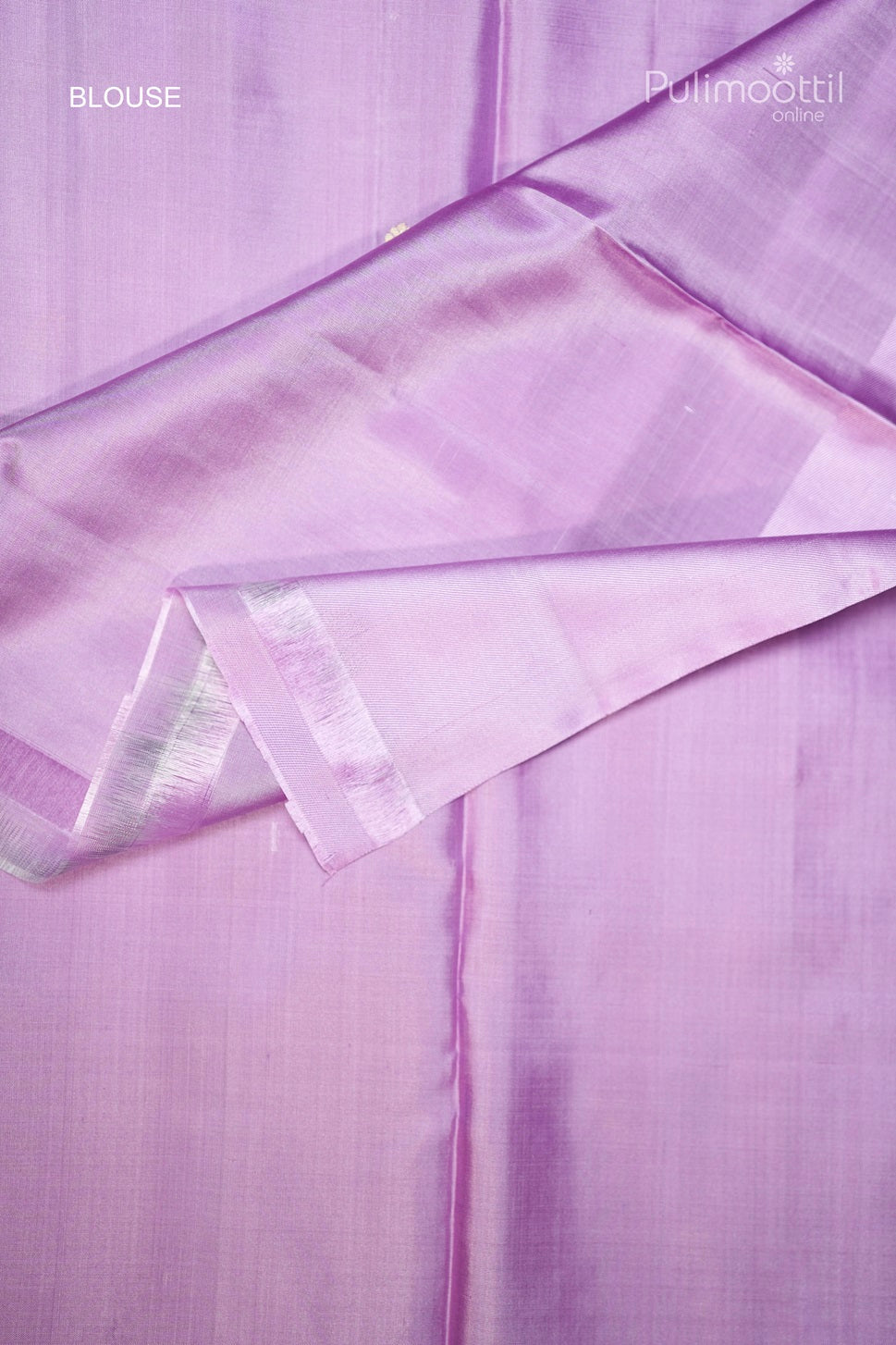 Lavender Colour Kanchipuram Soft Silk Saree