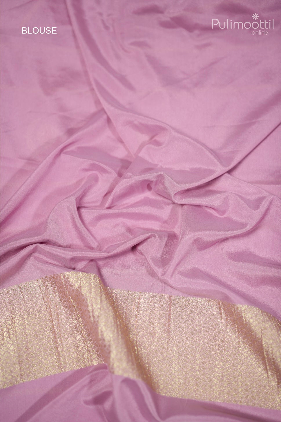 Pastel Lavender Colour Georgette Banarasi Saree