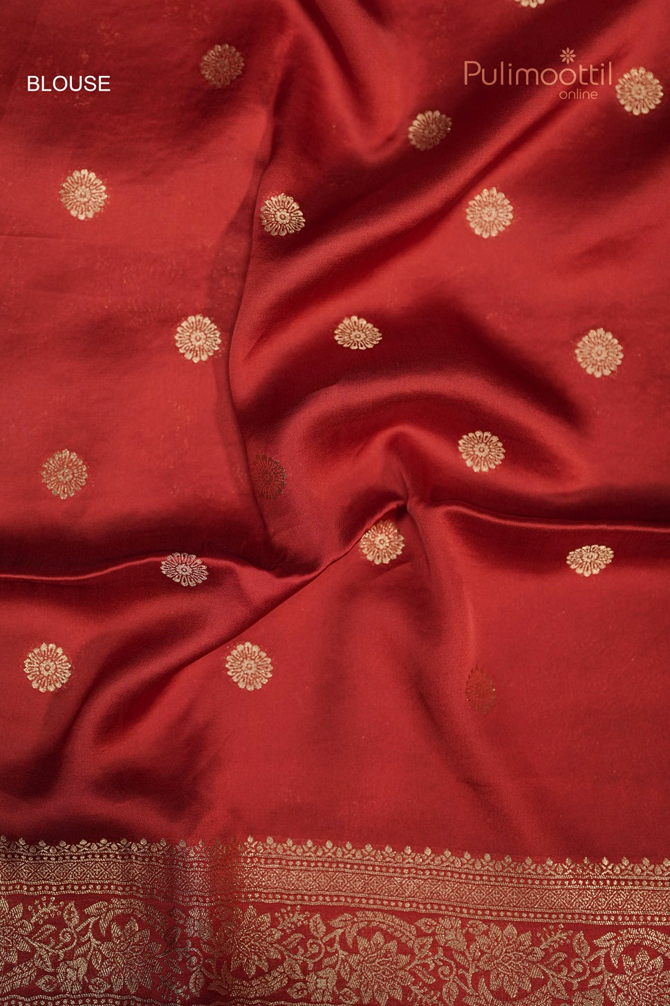 Red Colour Banarasi Silk Saree