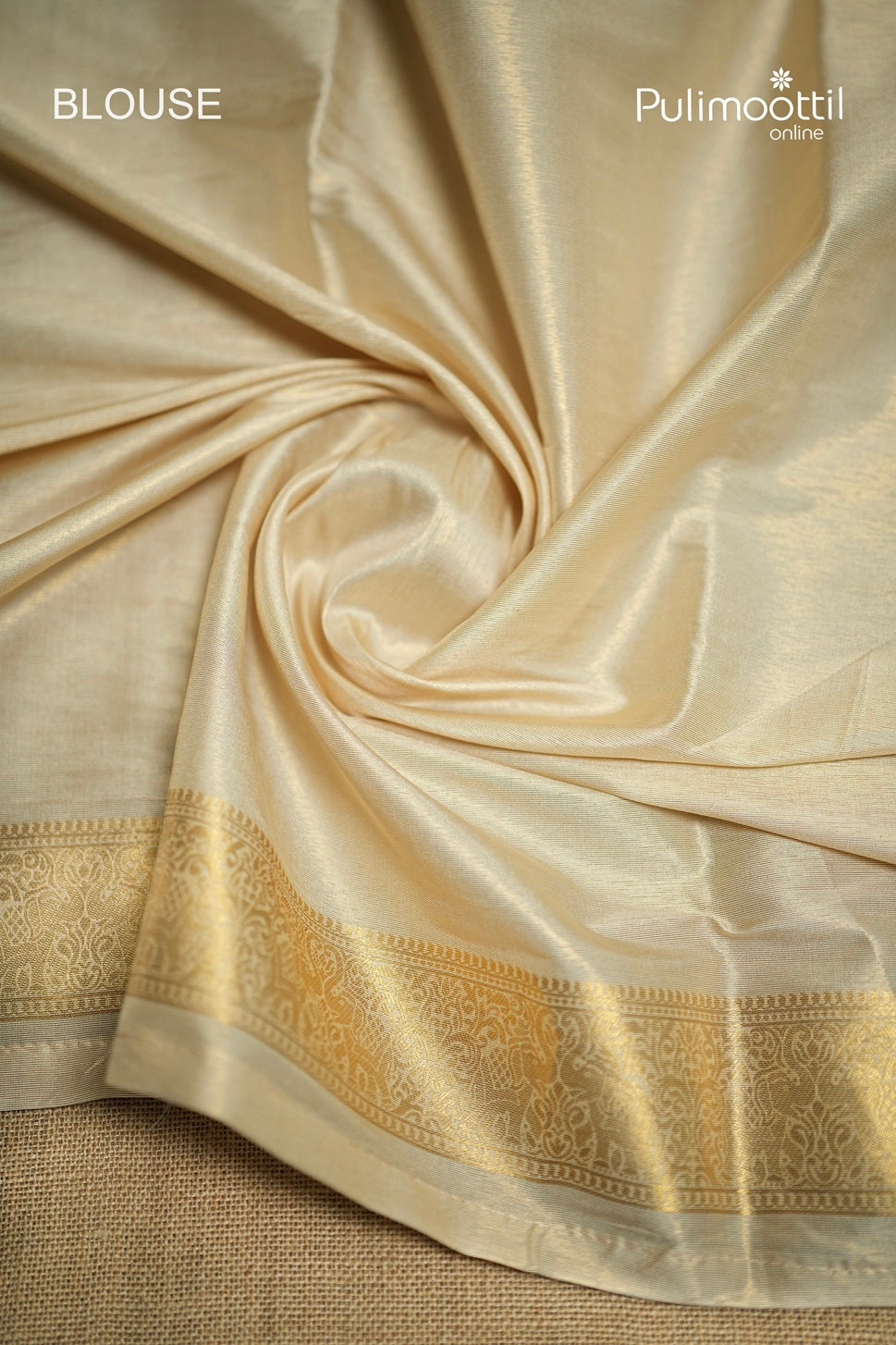 Offwhite Colour Golden Tissue Traditional Fancy Saree