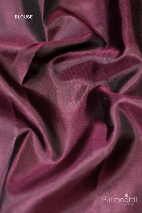 Cream Colour Pure Kanchipuram Soft Silk Saree