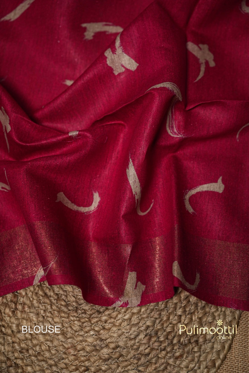 Multicolour Jute Silk Saree