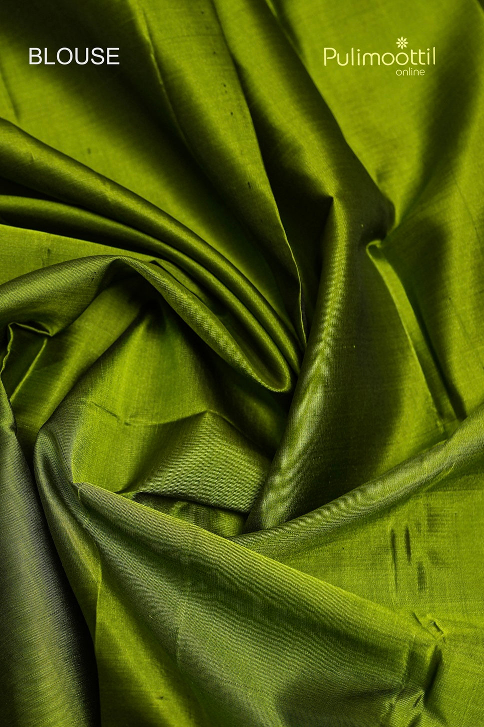 Light Olive Green Colour Kanchipuram Soft Silk Saree