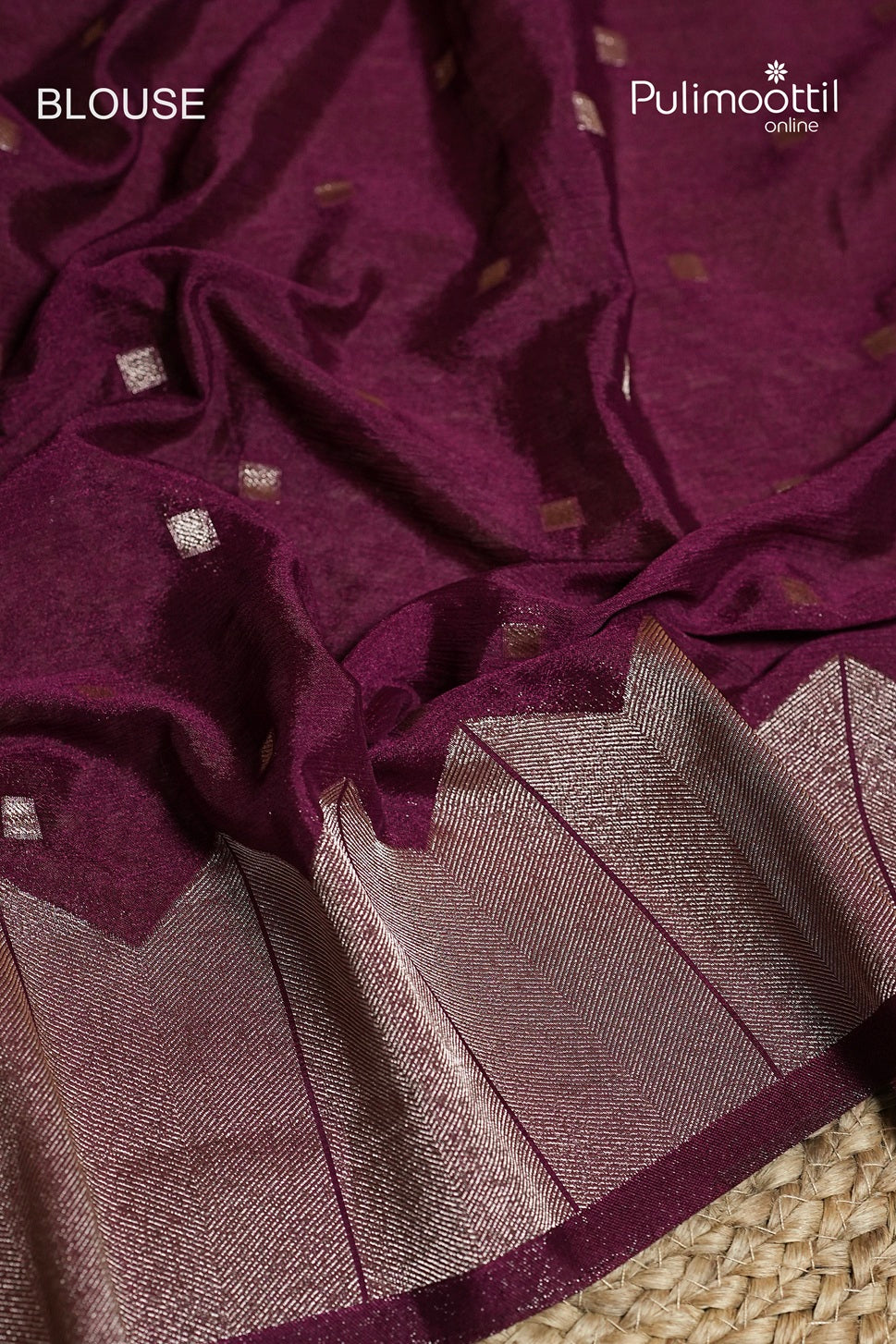 Purple Colour Banarasi Saree