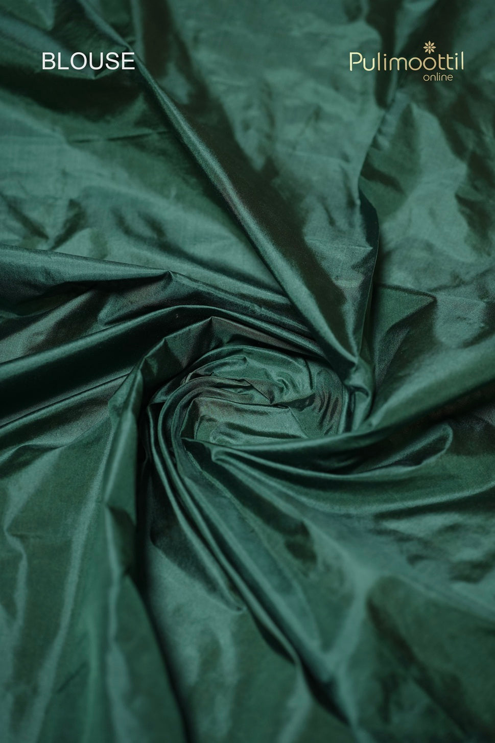 Bottle Green Colour Crushed Organza Fancy Saree