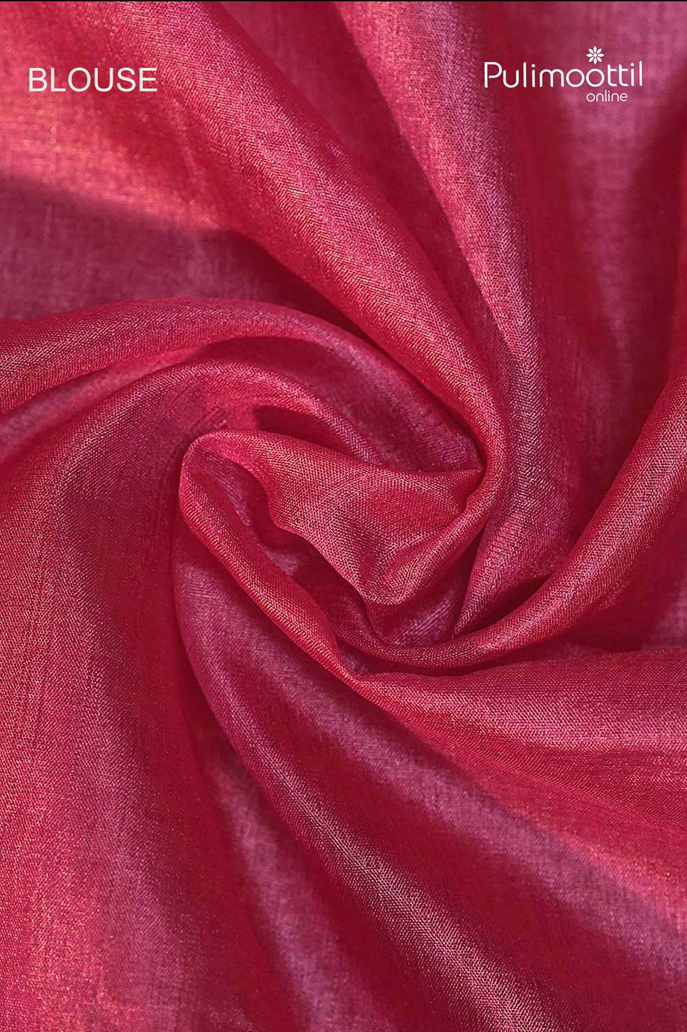Rani Pink Colour Tussar Silk Saree