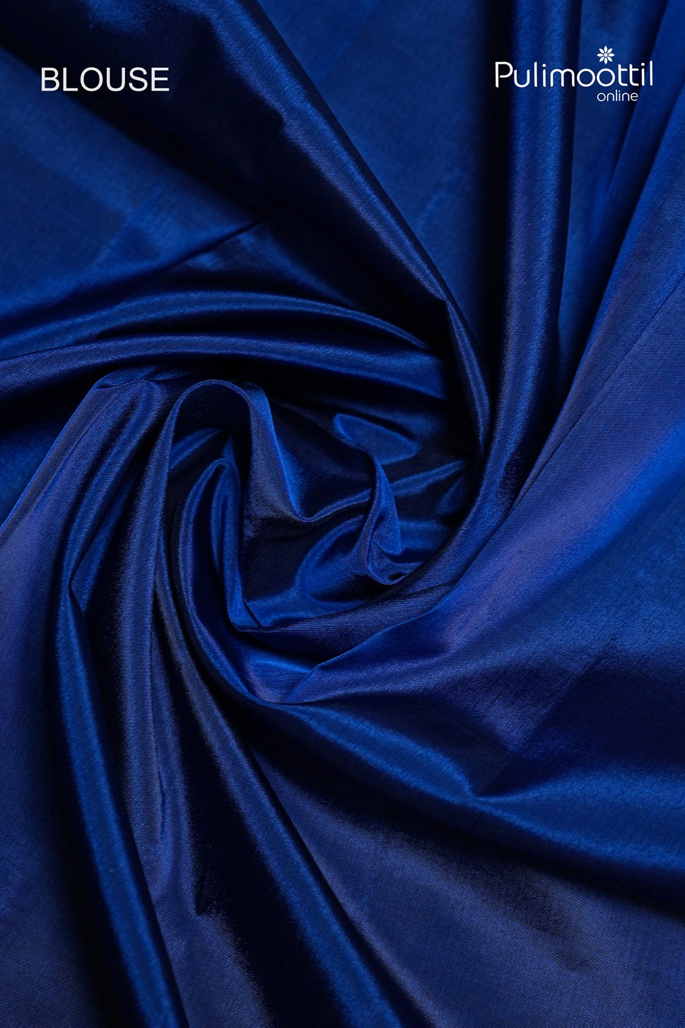 Medium Blue Colour Kanchipuram Self-Design Saree