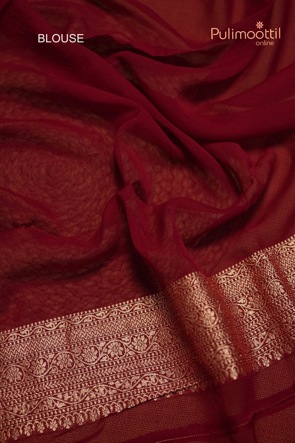 Maroon Colour Banarasi Saree