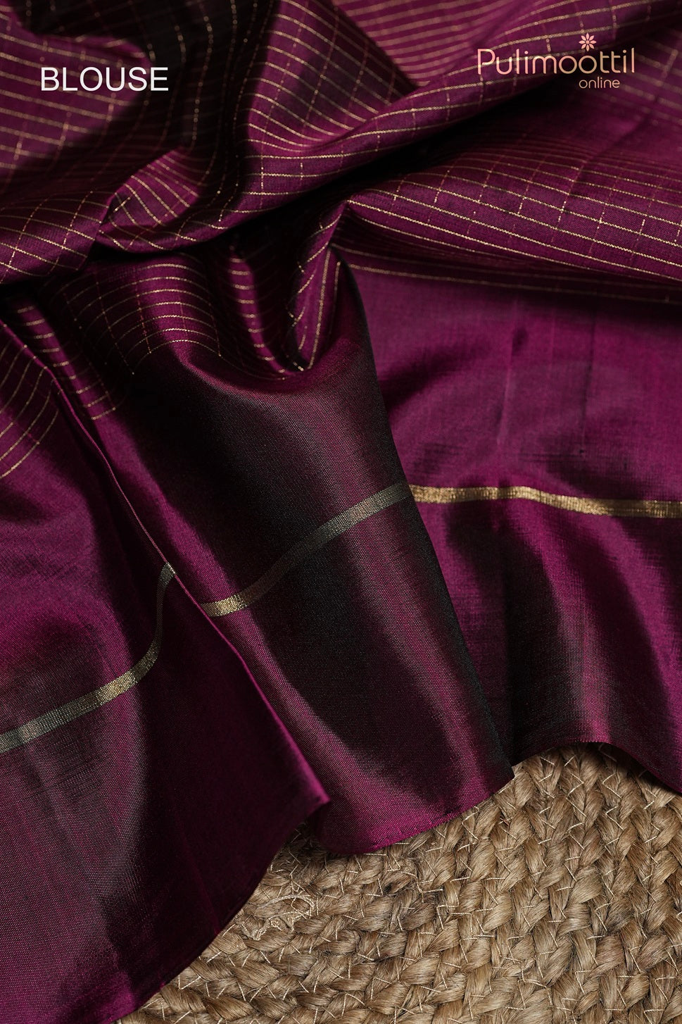 Dark Pink Colour Kanchipuram Designer Saree