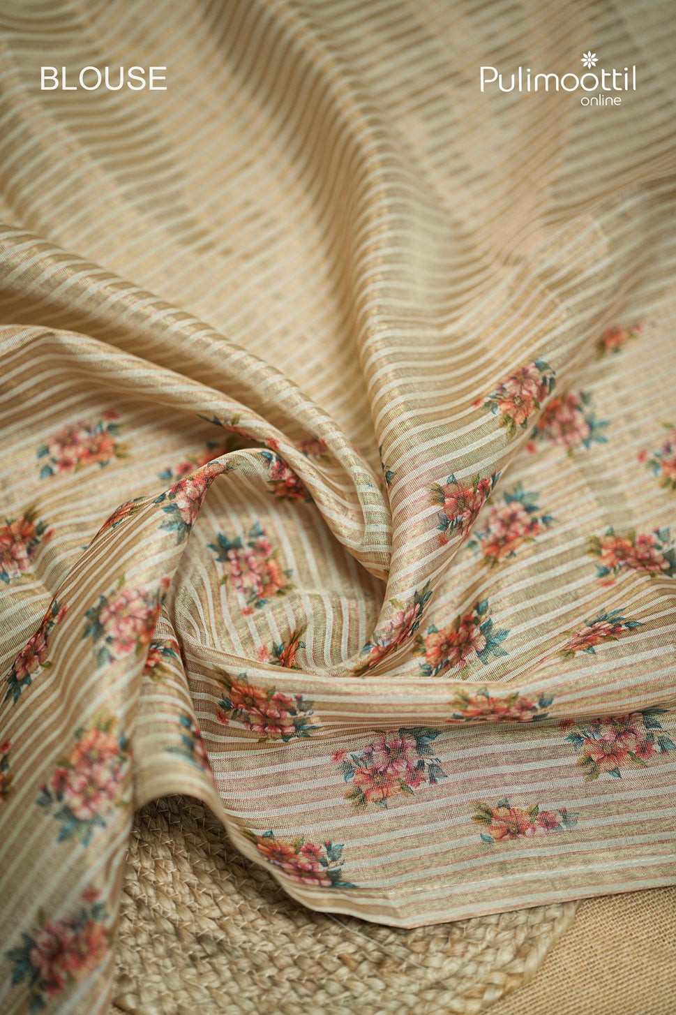 Offwhite Colour Tissue Traditional Fancy Saree