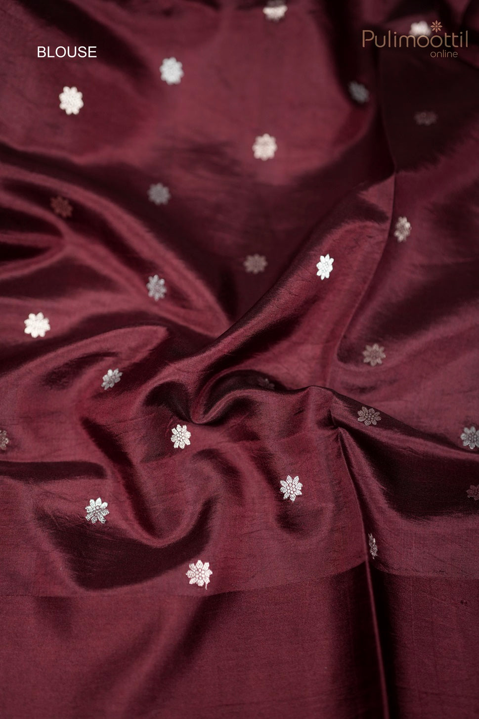 Chestnut Brown Colour Mango Silk Saree