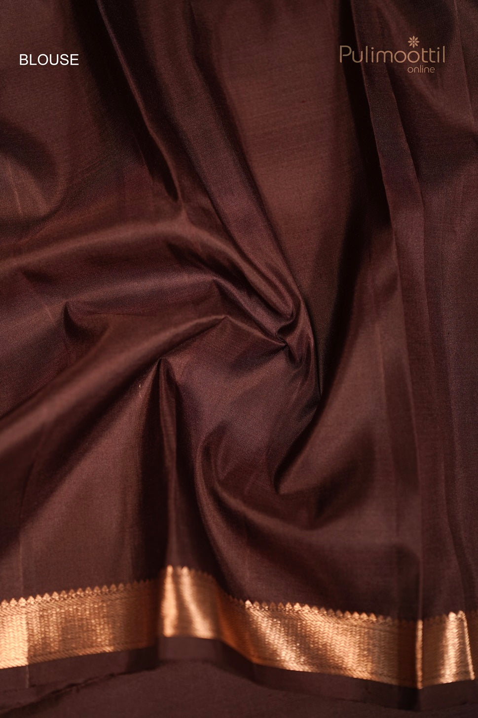 Coffee Brown Colour Kanchipuram Soft Silk Saree