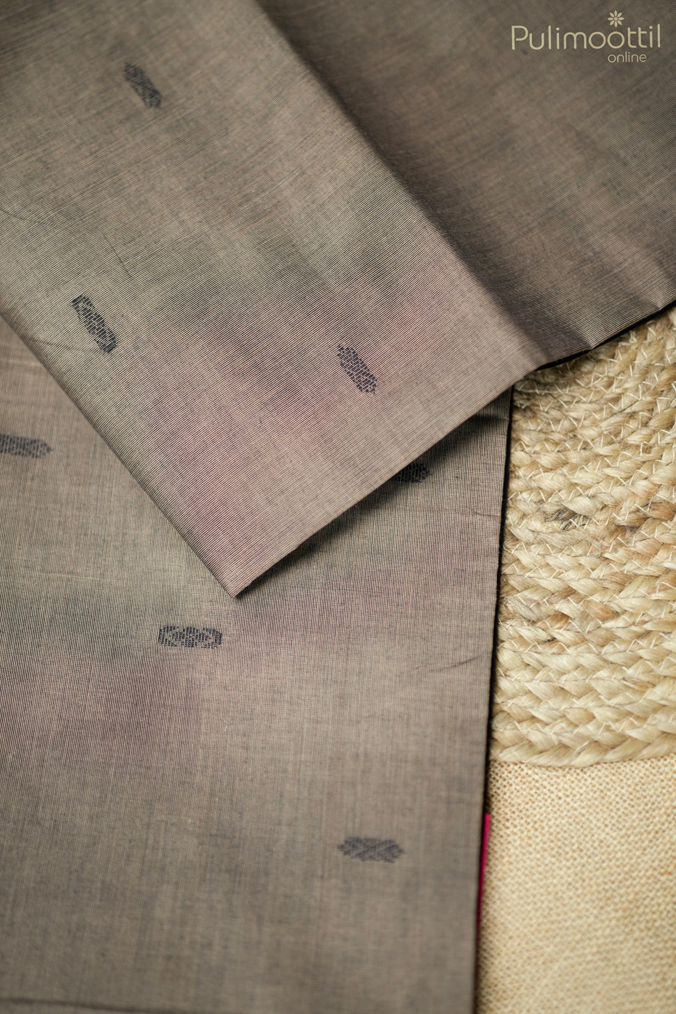 Light Coffee Brown Colour Kalyani Cotton Saree