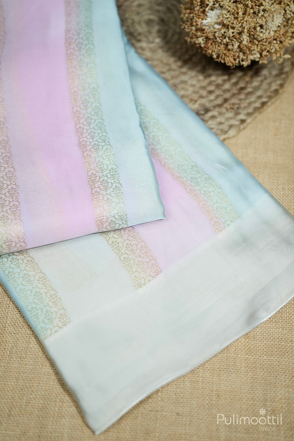 Multishaded Organza Fancy Saree