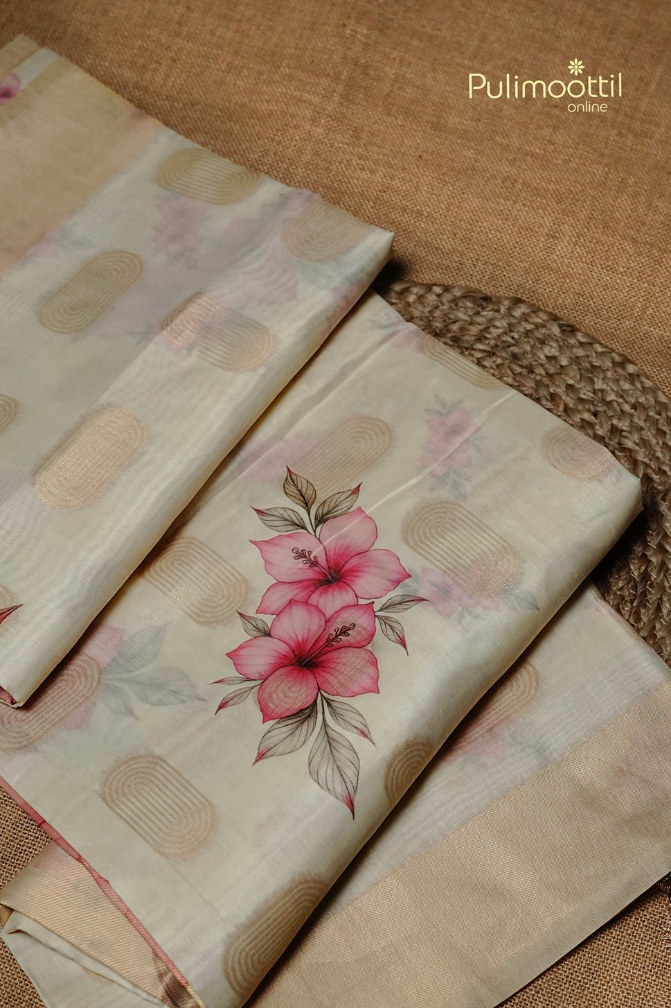 Off White Colour Traditional Fancy Saree