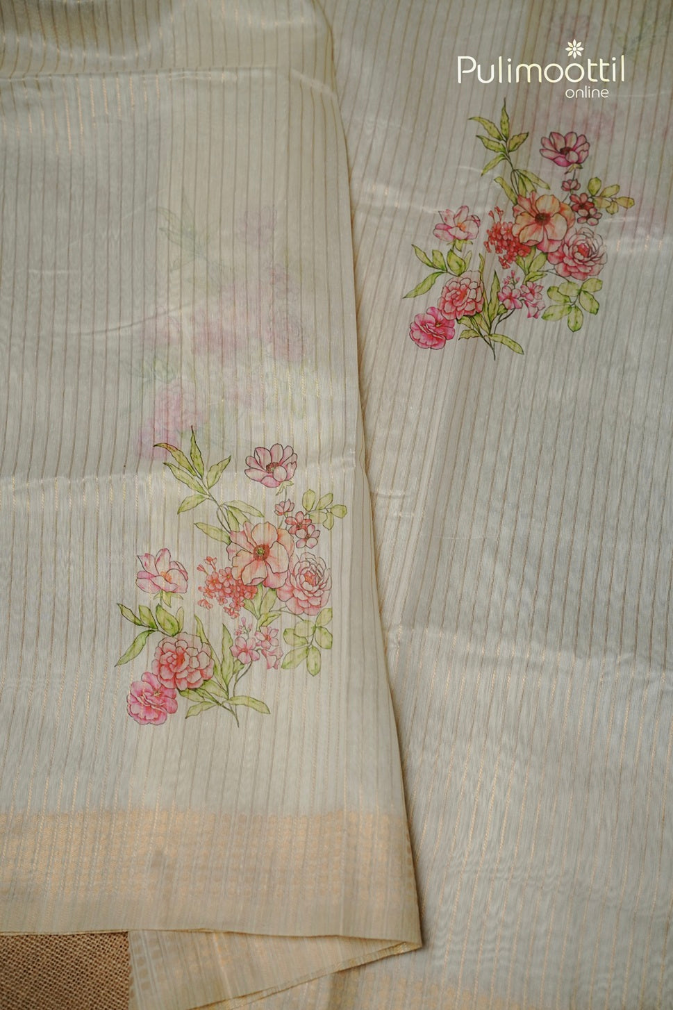 Off White Colour Traditional Fancy Saree