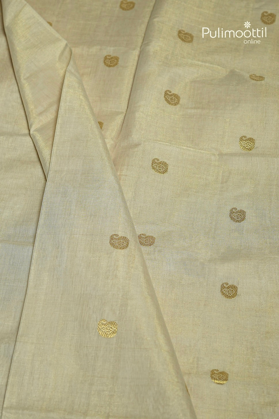 Kerala Traditional Golden Tissue Handloom Set Saree