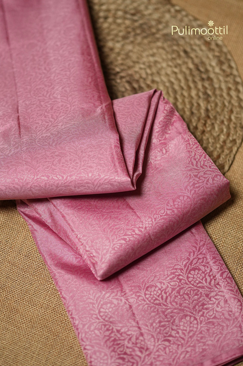 Light Pink Colour Kanchipuram Designer Saree