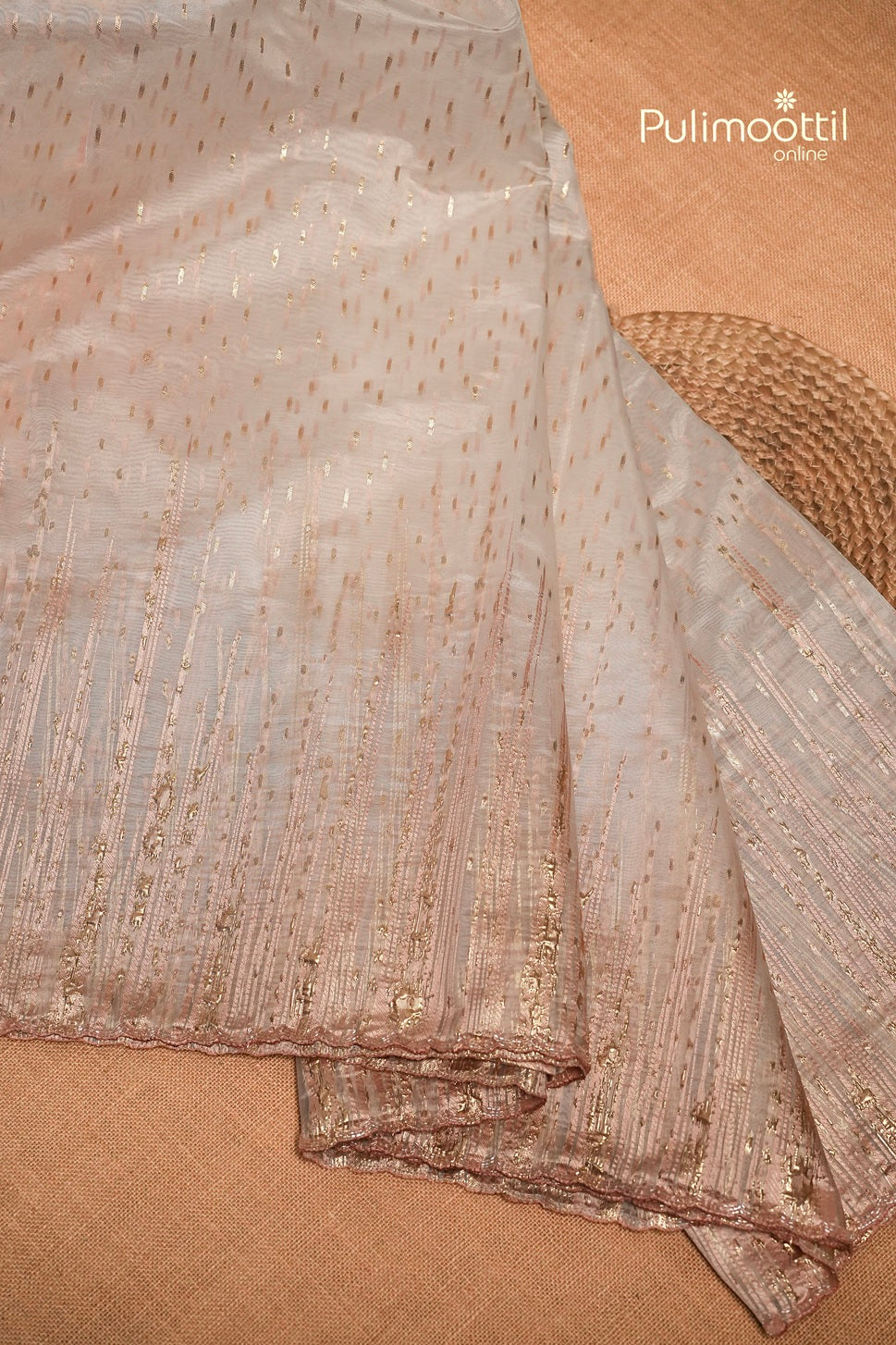 White Colour Turkish Organza Saree