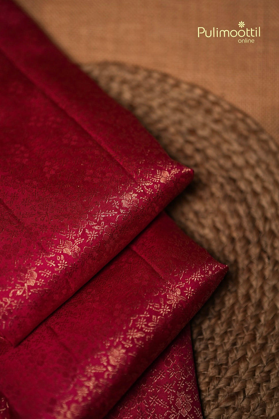 Rani Pink Colour Kanchipuram Brocade Wedding Saree.