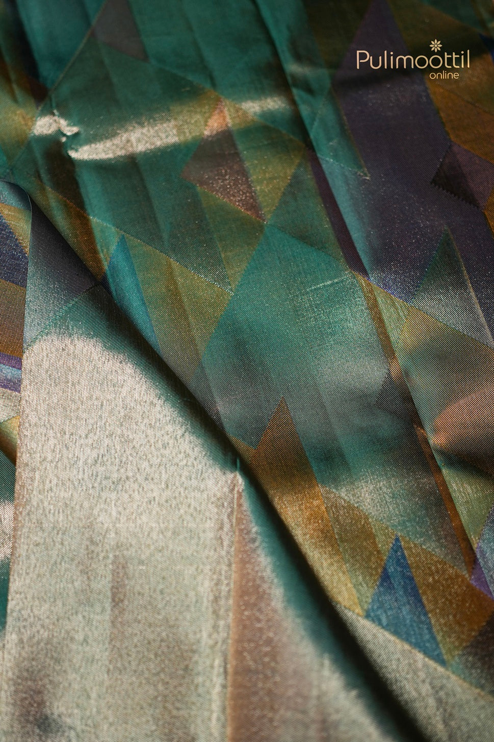 Multicolour Kanchipuram Brocade Designer Saree
