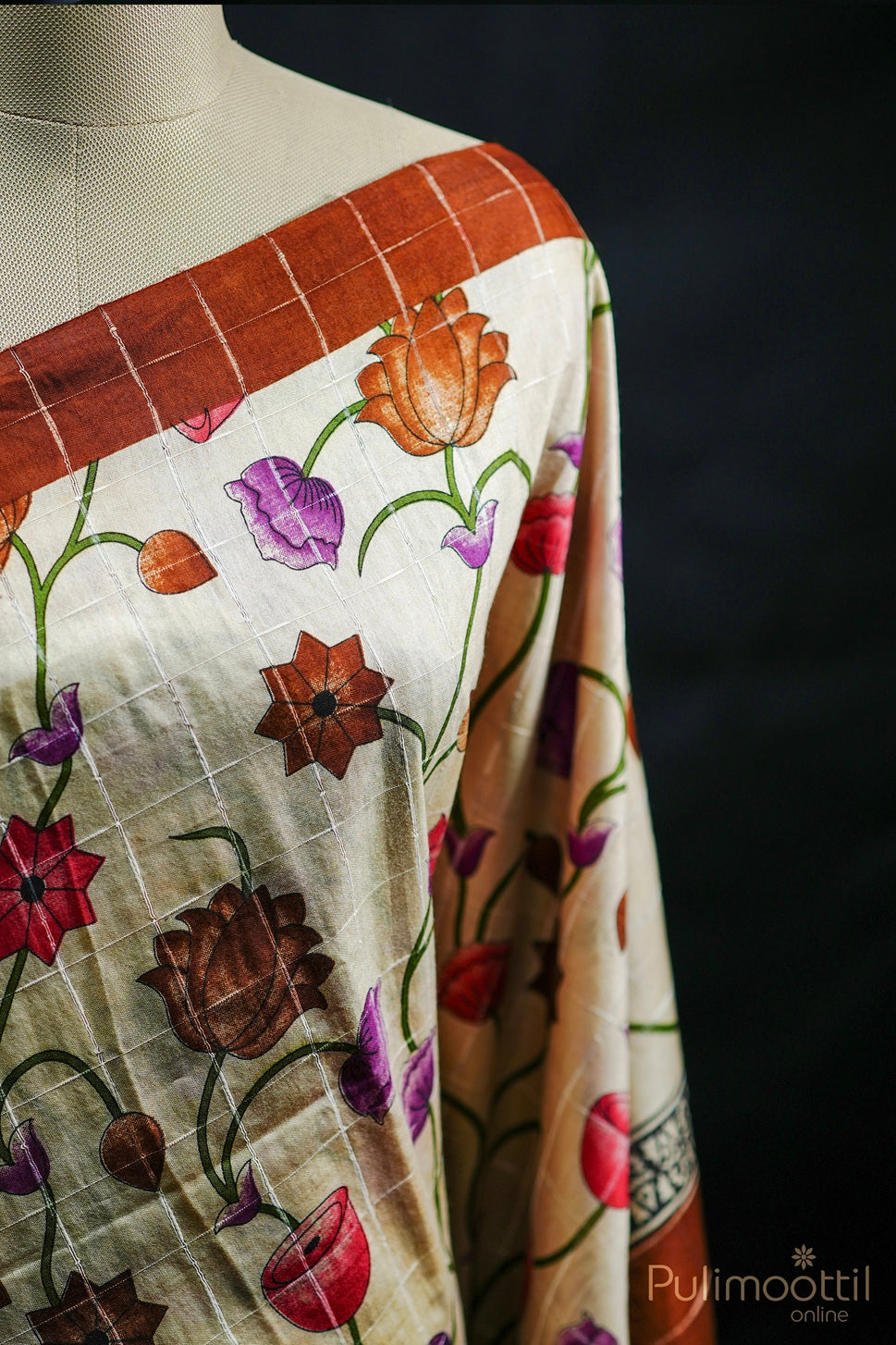 Semi Tussar Saree.