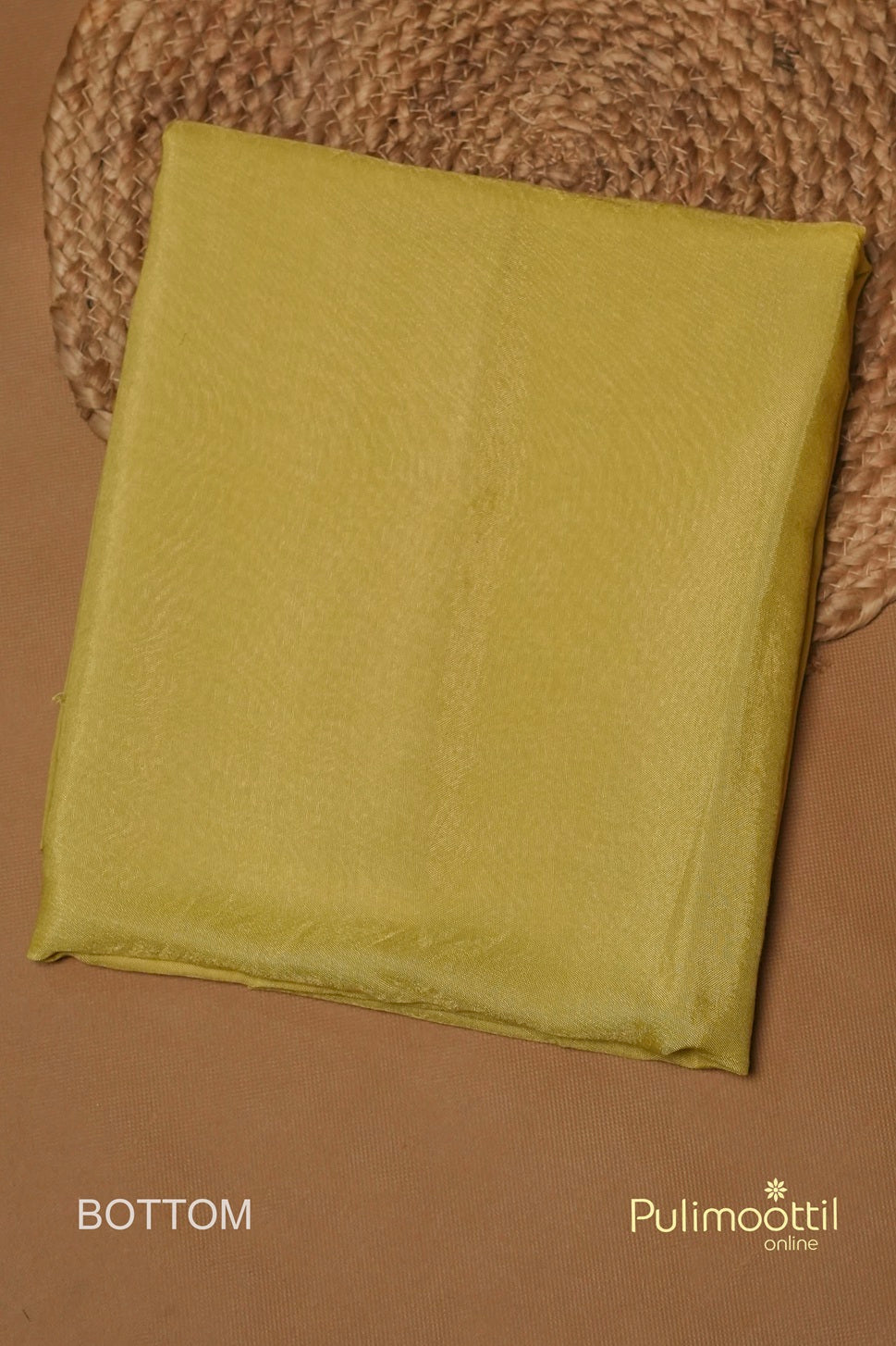Yellow Green Cripe Silk Unstitched Salwar Set