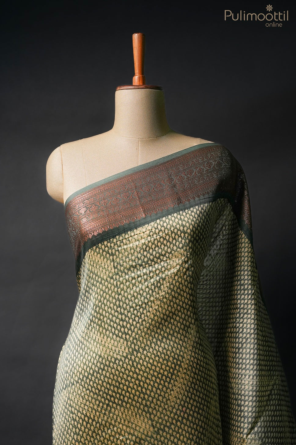 Multi color Chanderi silk saree