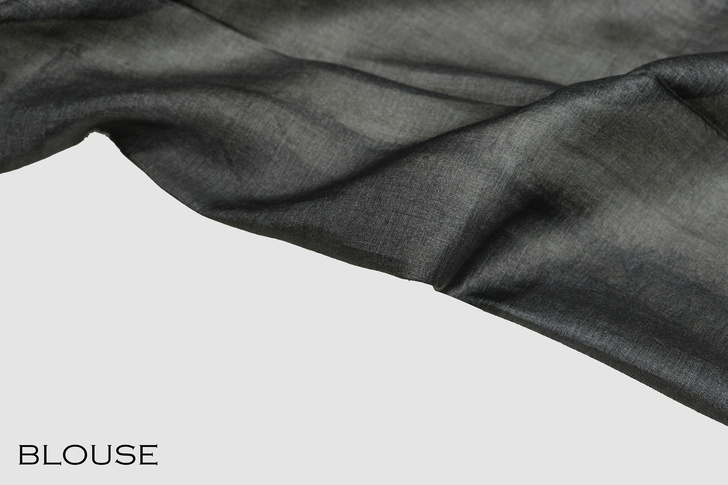 Green color pure Tusser silk saree.