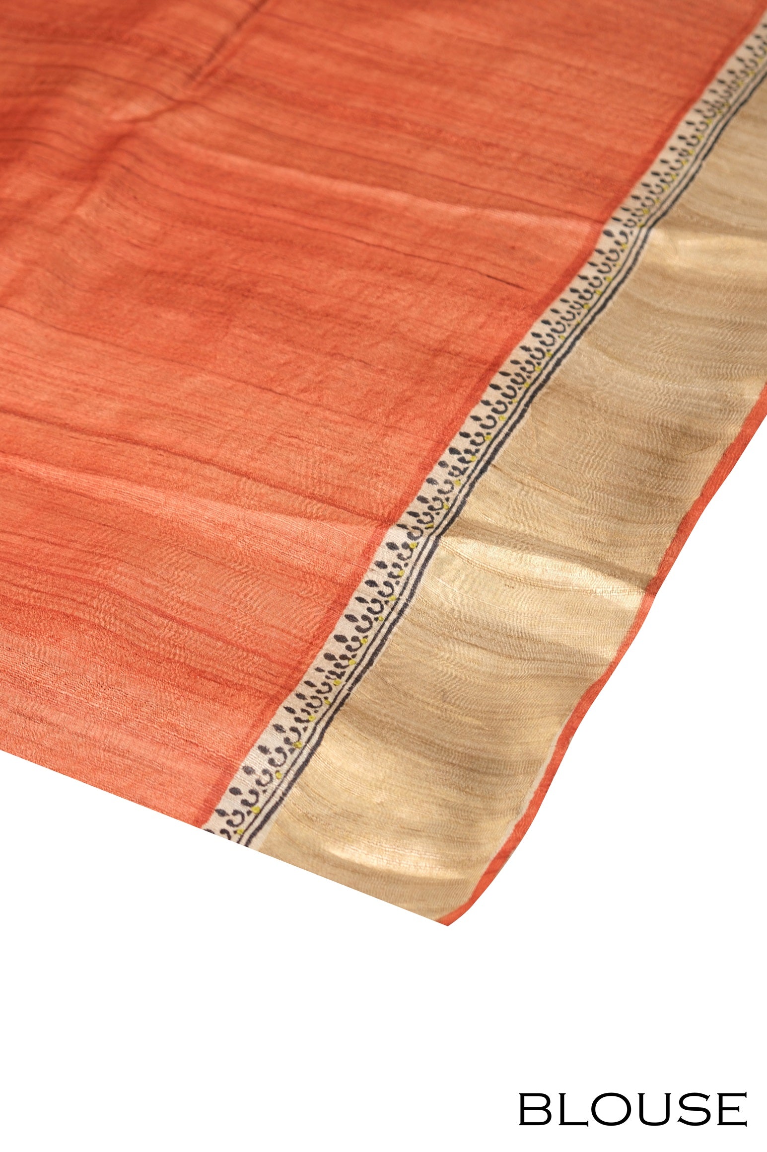 Olive green color pure jute silk saree.