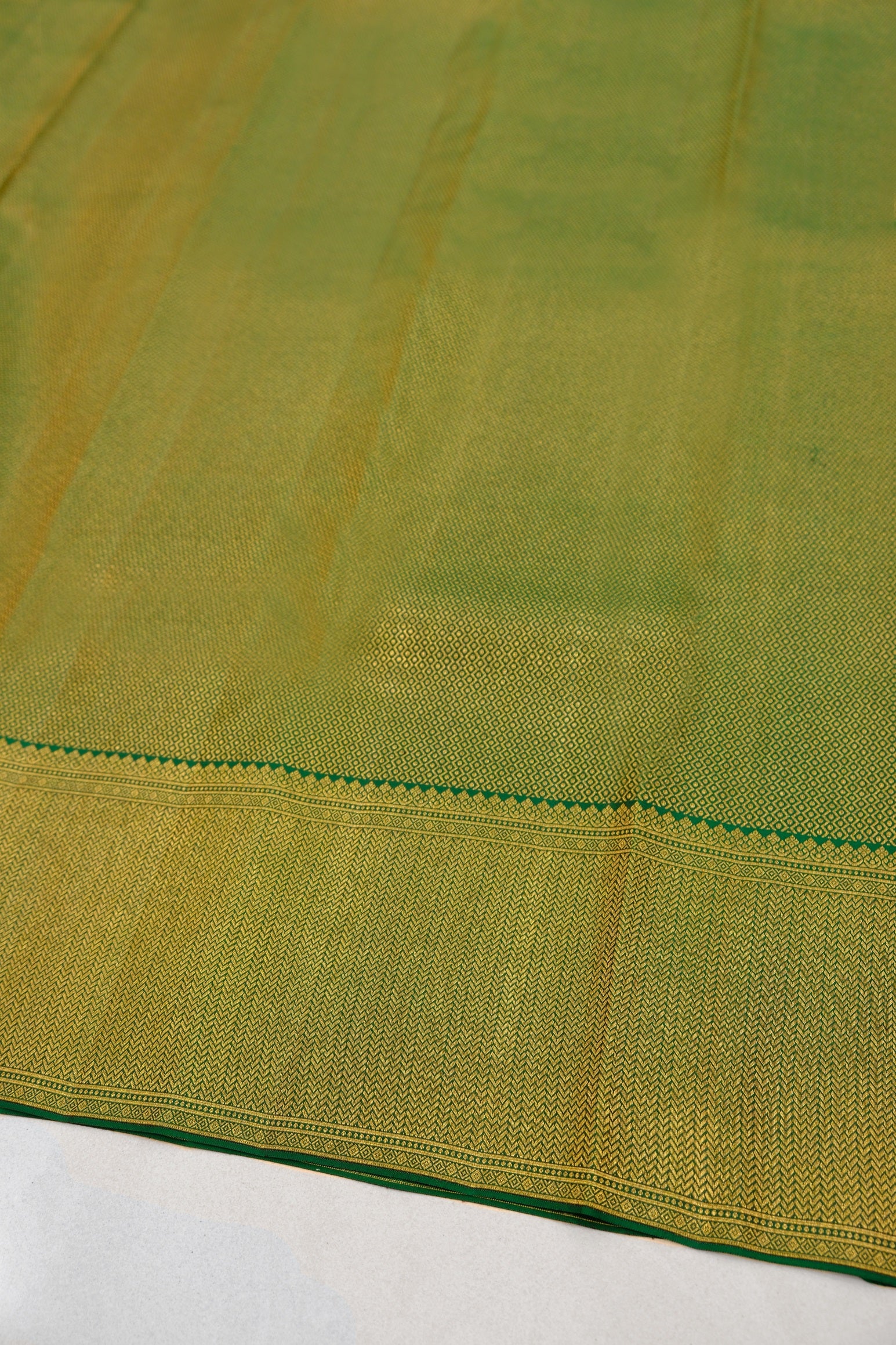Dark Green Color Kanchipuram Brocade Saree