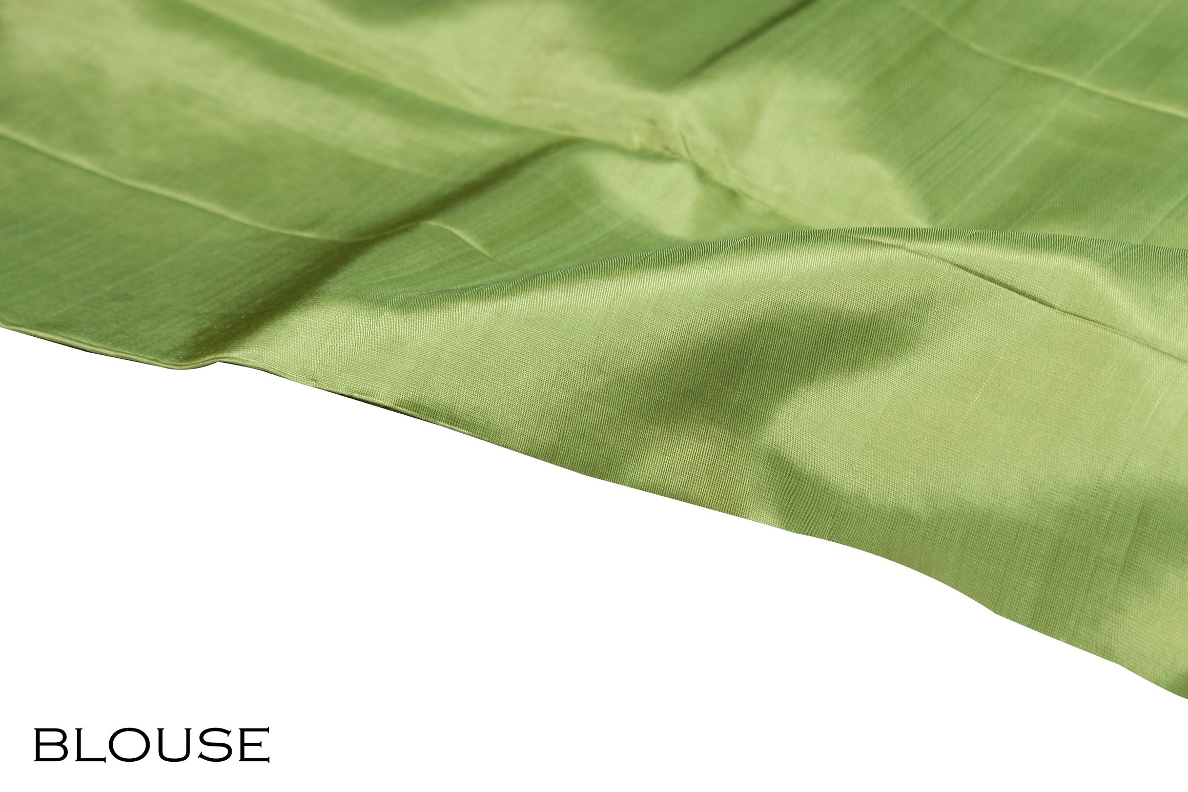 Pista green color Kanchipuram saree.