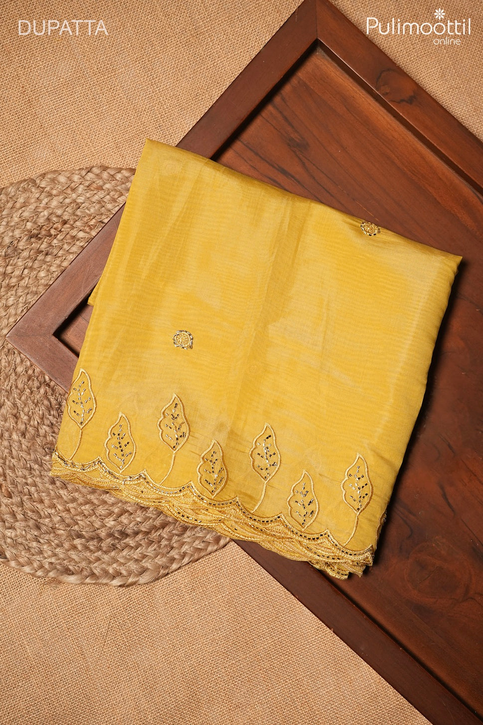 OLIVE GREEN BLENDED CHANDERI UNSTITCHED SALWAR SET