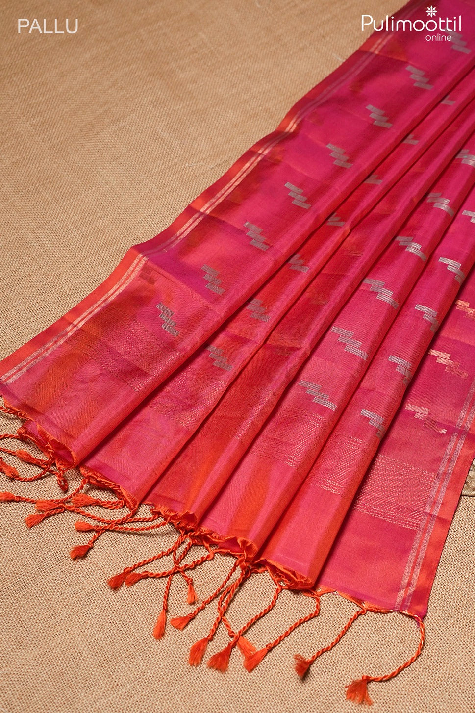Ivory color Kanchipuram soft silk saree