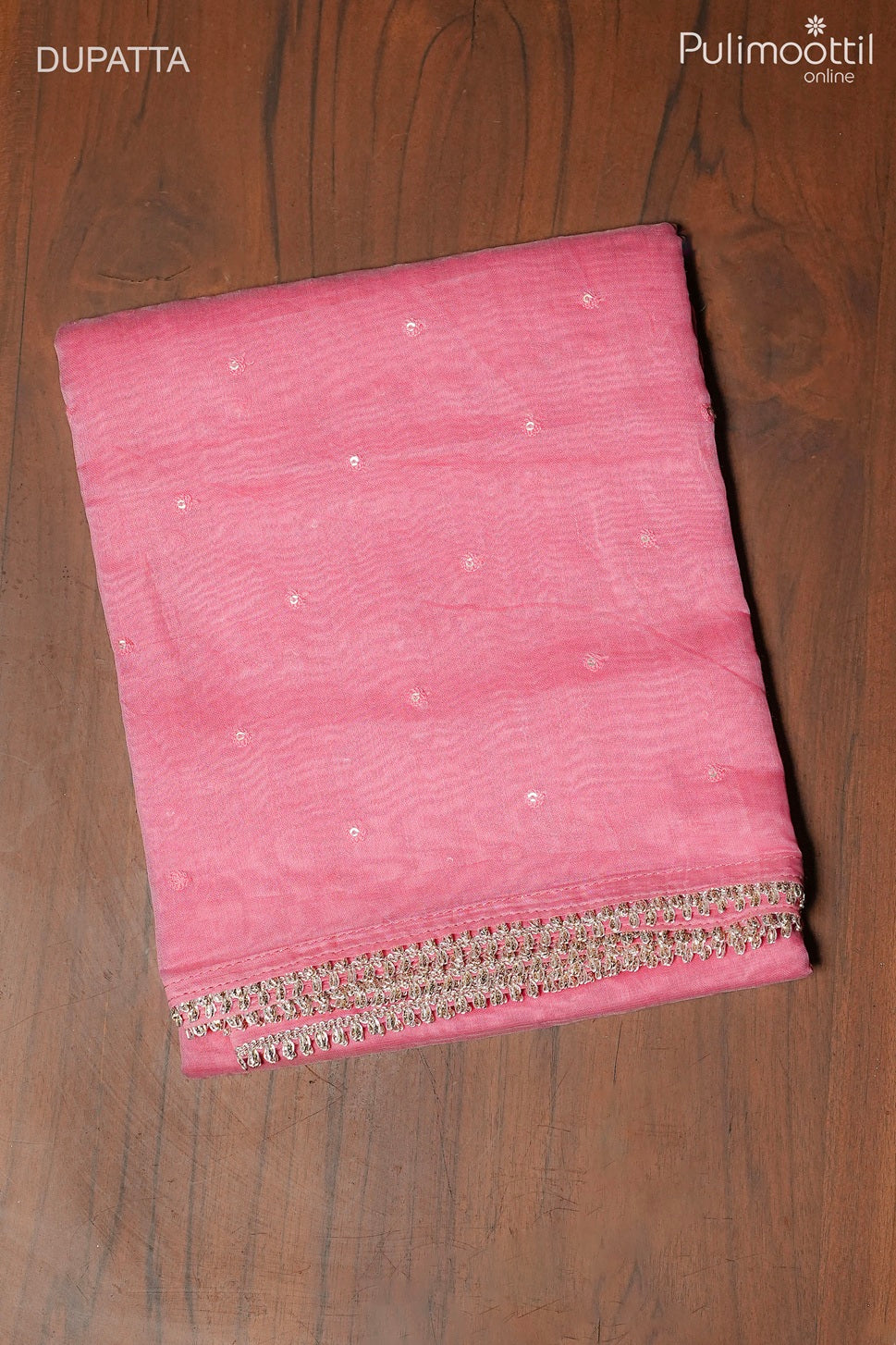Baby Pink Chanderi Ready To Wear Salwar Set
