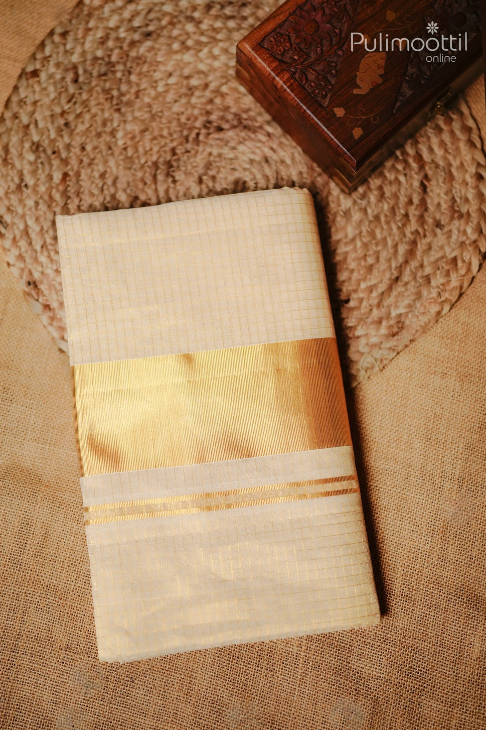 Kerala traditional handloom set saree